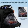 imageKastKing Bait Boss Fishing Tackle Backpack with Rod Holders4 Tackle BoxesRain Cover4543L Large Storage for Fishing GearE Black Aluminum Back Support System