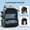 imageKastKing Bait Boss Fishing Tackle Backpack with Rod Holders4 Tackle BoxesRain Cover4543L Large Storage for Fishing GearF Gray Aluminum Back Support System
