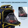 imageKastKing Bait Boss Fishing Tackle Backpack with Rod Holders4 Tackle BoxesRain Cover4543L Large Storage for Fishing GearG Blue Aluminum Back Support System