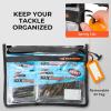 imageKastKing BaitShield Tackle Storage Bag Fishing Tackle Bag Sealed Edges WaterResistant Protection Durable ampamp Tough Build Large CapacityA 2 Pack  Medium
