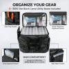 imageKastKing BaitSpace Fishing Tackle Bag With 4 Tackle Boxes ampamp Removable Bait Binder WaterResistant Tackle Storage Durable Fishing Gear Adjustable Shoulder StrapD Black Camo