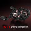 imageKastKing Brutus Baitcasting Fishing Reel Graphite Frame 721 Gear Ratio 51 Shielded StainlessSteel Ball Bearings10 Button Magnetic Braking System 176LB Carbon Fiber Drag Aluminum HandleLeft Handed721