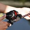 imageKastKing Brutus Spincast Fishing ReelEasy to Use Push Button Casting DesignHigh Speed 401 Gear Ratio5 MaxiDur Ball Bearings Reversible Handle for LeftRight Retrieve Includes Monofilament LineModel 30