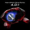 imageKastKing Brutus Spincast Fishing ReelEasy to Use Push Button Casting DesignHigh Speed 401 Gear Ratio5 MaxiDur Ball Bearings Reversible Handle for LeftRight Retrieve Includes Monofilament LineModel 30