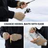 imageKastKing Bully Wooly Fingerless Wool Fishing Gloves Cold Weather Warm Glove for Ice Fishing Winter Gloves for Women ampamp MenKhaki