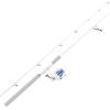 imageKastKing Centron Lite Fishing Rod and Reel Combo IM6 Graphite 2Pc Blanks Stainless Steel Guides with Ceramic Rings Contoured EVA Handles ampamp Fighting Butt Split or Full Rear Handle Design 13 ModelsSpin76 Medium Heavy4000 Reel2pcs