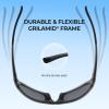 imageKastKing Dugan Polarized Sport Sunglasses for Men and Women Ideal for Driving Fishing Cycling Running UV ProtectionFrame Smoke CrystalLens Smoke
