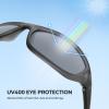 imageKastKing Dugan Polarized Sport Sunglasses for Men and Women Ideal for Driving Fishing Cycling Running UV ProtectionFrame Smoke CrystalLens Smoke