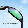 imageKastKing Dugan Polarized Sport Sunglasses for Men and Women Ideal for Driving Fishing Cycling Running UV ProtectionFrameblack Lens Brown  Green Mirror