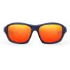 imageKastKing Dugan Polarized Sport Sunglasses for Men and Women Ideal for Driving Fishing Cycling Running UV ProtectionFrameblueLenscopper  Orange Mirror