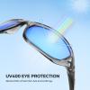 imageKastKing Dugan Polarized Sport Sunglasses for Men and Women Ideal for Driving Fishing Cycling Running UV ProtectionFramegloss Smoke CrystalLens Smoke  Ice  Ice Blue Mirror
