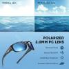 imageKastKing Ellijay Bifocal Polarized Sunglasses BiFocal x15 x20 x25 Magnifications Wrap Sport Reader SunglassesGloss Graydrift Frame  Smoke  Ocean Mirror