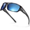 imageKastKing Ellijay Bifocal Polarized Sunglasses BiFocal x15 x20 x25 Magnifications Wrap Sport Reader SunglassesGloss Graydrift Frame  Smoke  Ocean Mirror