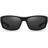 imageKastKing Ellijay Bifocal Polarized Sunglasses BiFocal x15 x20 x25 Magnifications Wrap Sport Reader SunglassesMatte Black Frame  Smoke Lens
