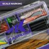 imageKastKing HyperSeal Waterproof Tackle Box  Royale Family Edition Waterproof 3600 and 3700 Tackle Trays Fishing Tackle Box Organizer with Removable Dividers36002 Pack
