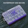 imageKastKing HyperSeal Waterproof Tackle Box  Royale Family Edition Waterproof 3600 and 3700 Tackle Trays Fishing Tackle Box Organizer with Removable Dividers36002 Pack