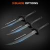 imageKastKing Interchangeable 3Blade Fillet Knife Kit Stainless Blades Ergonomic Handle Saltwater Resistant Includes CaseA3 Blades