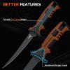 imageKastKing Interchangeable 3Blade Fillet Knife Kit Stainless Blades Ergonomic Handle Saltwater Resistant Includes CaseB4 Blades
