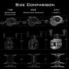 imageKastKing Kapstan Elite 300 Baitcasting Fishing Reel Low Profile Large Capacity Casting Reel Graphite Frame 35 lbs Drag 541 Ratio 81 Double ShieldedSS BB Centrifugal BrakingRight Handed541