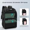 imageKastKing KarryAll Fishing Tackle Backpack with Rod Holder 4 Tackle Boxes4026L Tackle Bag Storage Fishing Gear and EquipmentA Large 40 L  Black