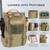 imageKastKing KarryAll Fishing Tackle Backpack with Rod Holder 4 Tackle Boxes4026L Tackle Bag Storage Fishing Gear and EquipmentB Large 40 L  Khaki