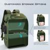 imageKastKing KarryAll Fishing Tackle Backpack with Rod Holder 4 Tackle Boxes4026L Tackle Bag Storage Fishing Gear and EquipmentC Large 40 L  Green
