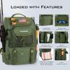 imageKastKing KarryAll Fishing Tackle Backpack with Rod Holder 4 Tackle Boxes4026L Tackle Bag Storage Fishing Gear and EquipmentC Large 40 L  Green