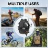 imageKastKing KarryAll KastMate Fishing Tackle BackpackWaterResistant Tackle Bag With 2 Rod HoldersFishing Gear and Equipment With Large Gear StorageBlackA Black