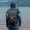 imageKastKing KarryAll KastMate Fishing Tackle BackpackWaterResistant Tackle Bag With 2 Rod HoldersFishing Gear and Equipment With Large Gear StorageBlackB Black Camo