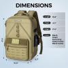 imageKastKing KarryAll KastMate Fishing Tackle BackpackWaterResistant Tackle Bag With 2 Rod HoldersFishing Gear and Equipment With Large Gear StorageBlackC Khaki