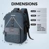 imageKastKing KarryAll KastMate Fishing Tackle BackpackWaterResistant Tackle Bag With 2 Rod HoldersFishing Gear and Equipment With Large Gear StorageBlackE Dark Gray