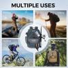 imageKastKing KarryAll KastMate Fishing Tackle BackpackWaterResistant Tackle Bag With 2 Rod HoldersFishing Gear and Equipment With Large Gear StorageBlackE Dark Gray