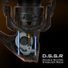 imageKastKing Kestrel Carbon Spinning and Ice Fishing Reel 1000 SFS Carbon Body lightweight and weighs 46 Oz Full carbon fiber frame 101 stainlesssteel double shielded Ball Bearings 621 Gear Ratio