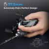 imageKastKing Kestrel Elite Baitcasting Fishing Reel Finesse Baitcaster Lightest Easily Cast Lures Down to 132 oz 111 Double Shielded BB Available in 841 and 751 Gear RatiosKestrel Carbon  45oz