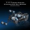 imageKastKing Kestrel Elite Baitcasting Fishing Reel Finesse Baitcaster Lightest Easily Cast Lures Down to 132 oz 111 Double Shielded BB Available in 841 and 751 Gear RatiosKestrel Elite  44oz