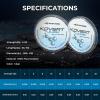 imageKastKing Kovert Classic 100 Fluorocarbon Fishing Line Line or Leader Material High Clarity Low Visibility Highly Abrasion Resistant Fast Sinking Great Handling 50 ampamp 150 Yard Spools10LB