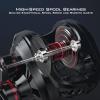 imageKastKing MegaJaws Baitcasting Fishing Reel New AutoMag Dual Braking System Baitcaster Fishing Reel Only 67oz 1764 LBs Carbon Fiber Drag 111 Shielded BB High Speed 541 to 911 Gear RatiosALeft HandedBlacktip721