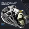 imageKastKing MegaJaws Baitcasting Fishing Reel New AutoMag Dual Braking System Baitcaster Fishing Reel Only 67oz 1764 LBs Carbon Fiber Drag 111 Shielded BB High Speed 541 to 911 Gear RatiosDLeft HandedGreat White541