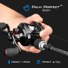 imageKastKing MegaJaws Baitcasting Fishing Reel New AutoMag Dual Braking System Baitcaster Fishing Reel Only 67oz 1764 LBs Carbon Fiber Drag 111 Shielded BB High Speed 541 to 911 Gear RatiosARight HandedBlacktip721