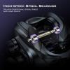 imageKastKing Mg12 Elite Baitcasting Fishing Reel Only 48 oz Magnesium Frame Patented AMB System Eliminating Backlashes Easily Cast Lures Down to 18 oz 111 Double Shielded BBS 751 Gear Ratio
