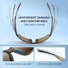 imageKastKing Osage Polarized Sport Sunglasses for Men and Women Ideal for Driving Fishing Cycling Running UV ProtectionFrame Gray Lens Brown