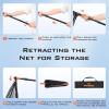 imageKastKing Pontus Fishing Net Foldable ampamp Lightweight Landing Net with Built in Length Scale Strength Aluminum Handle Fishing Gear and Gift for MenHoop Size 23extendable
