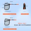 imageKastKing Pontus Fishing Net Foldable ampamp Lightweight Landing Net with Built in Length Scale Strength Aluminum Handle Fishing Gear and Gift for MenHoop Size 18extendable