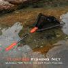 imageKastKing Pontus Fishing Net Foldable ampamp Lightweight Landing Net with Built in Length Scale Strength Aluminum Handle Fishing Gear and Gift for MenHoop Size 16not Extendable