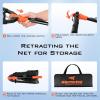 imageKastKing Pontus Fishing Net Foldable ampamp Lightweight Landing Net with Built in Length Scale Strength Aluminum Handle Fishing Gear and Gift for MenNet Combo Hoop Size 16not Extendable