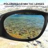 imageKastKing Raccoon Polarized Sport Sunglasses for Men and Women Wide Temple Wrap Ideal for Driving Fishing Cycling RunningAmatte Black Frame  Smoke Mirror