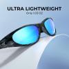 imageKastKing Raccoon Polarized Sport Sunglasses for Men and Women Wide Temple Wrap Ideal for Driving Fishing Cycling RunningC Gloss Tal Light Gray Frame  Smokeblue Ocean Mirror