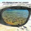 imageKastKing Raccoon Polarized Sport Sunglasses for Men and Women Wide Temple Wrap Ideal for Driving Fishing Cycling RunningFmatte Obsidian Boulder Camo Frame smoke Mirror