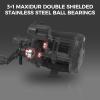 imageKastKing ReKon Round Baitcasting Fishing Reel Saltwater Inshore Surf Trolling Reel Up to 30LBS Powerful Max Drag Conventional Reel for Catfish Musky Bass Durable Graphite Frame for SaltwaterA Line Counter Size10 Left Handed