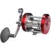 imageKastKing Rover Round Baitcasting Fishing Reel Perfect Conventional Reel for Catfish SalmonSteelhead Striper Bass and Inshore Saltwater Fishing Reel Reinforced Metal BodyRed